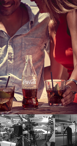Sydney beverage photographer shoots for Coca-Cola